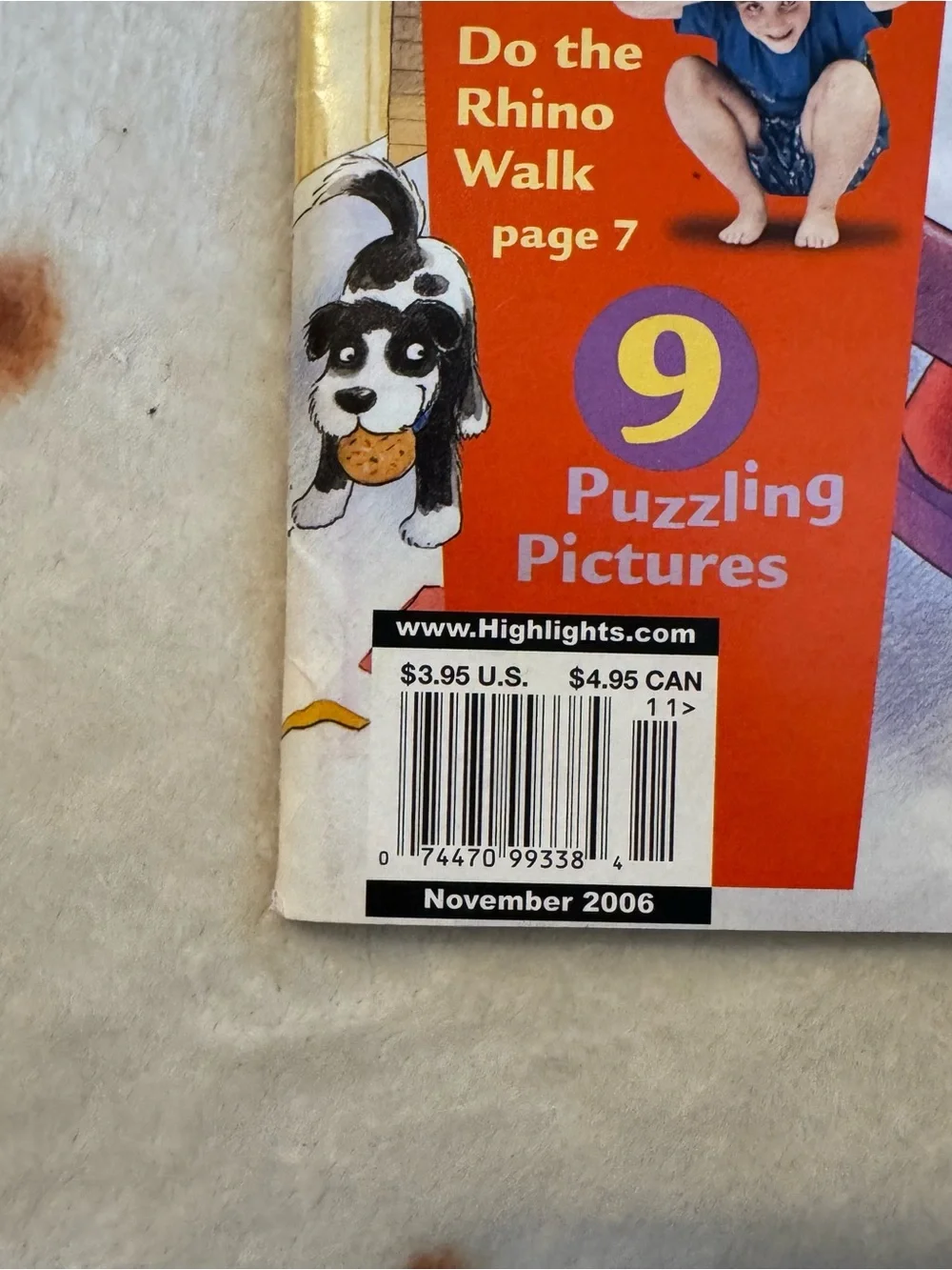 Nov 2004 Highlights Magazine Vintage Kid’s Crafts